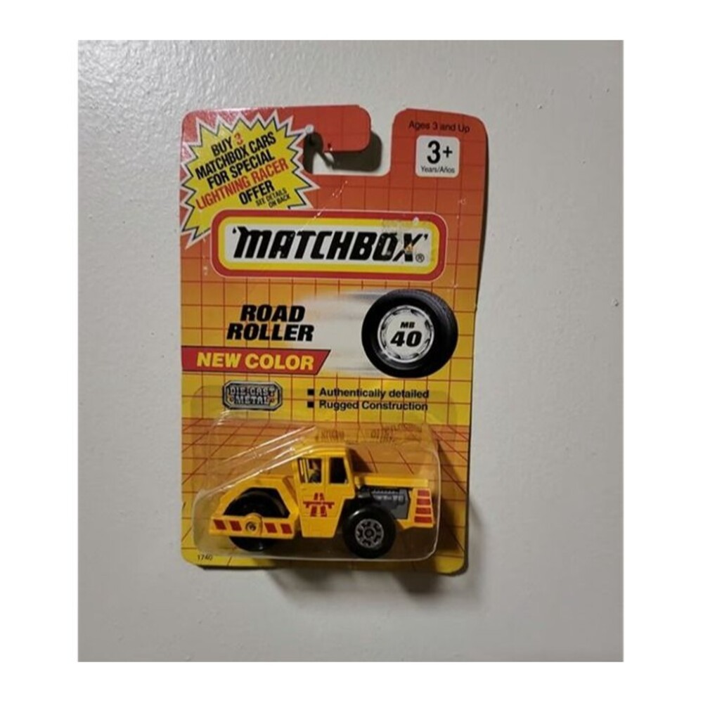 Matchbox Road Roller Die Cast Metal